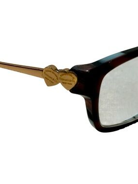 Tiffany & Co Eyeglasses Frames Return to Tiffany Double Hearts Tortoise Glasses